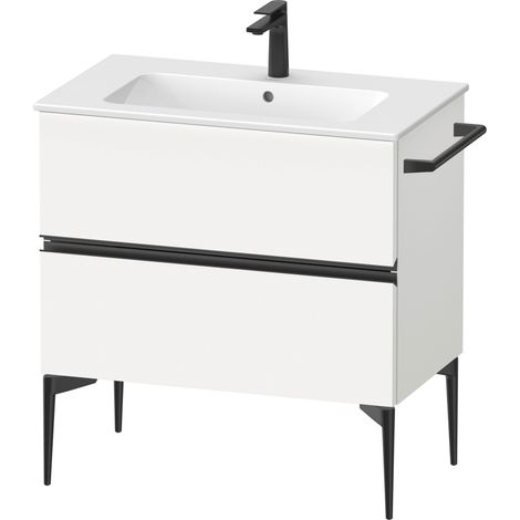 Duravit Sivida Meuble sous-lavabo, 2 tiroirs, poignée encastrée