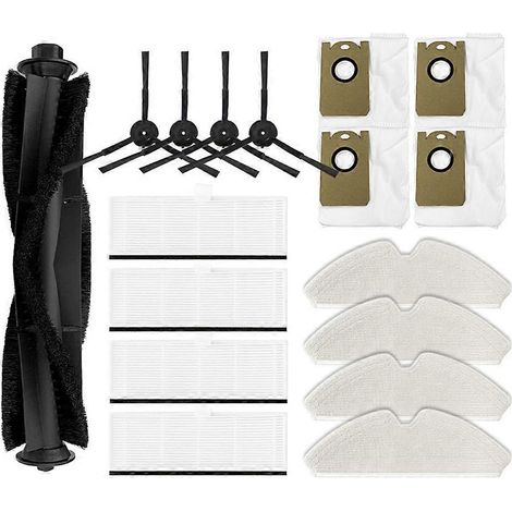 Pour Proscenic M7 Pro/Kyvol Cybovac S31/HONITURE Q6/Uoni V980 plus pour asp. Brosses principal/latéral filtre HEPA (1/5)