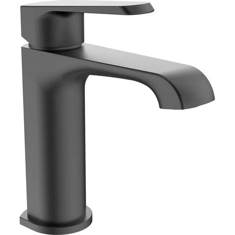 Voda Brenta Mini Mono Basin Mixer - Matt Black
