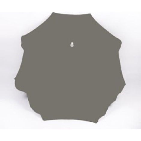 Parasol - Gris - Coton et polycoton - 200cm
