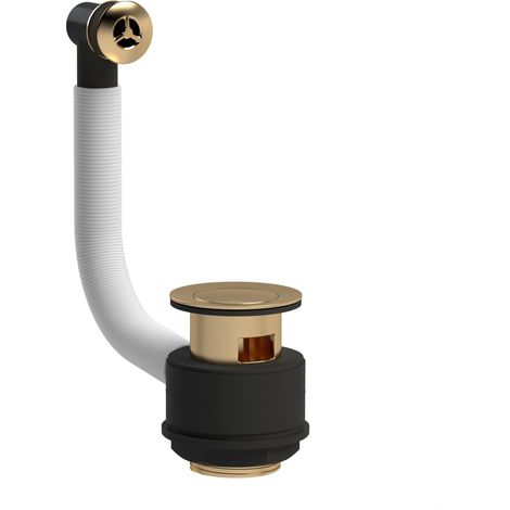 Basin Waste With Brass Overflow