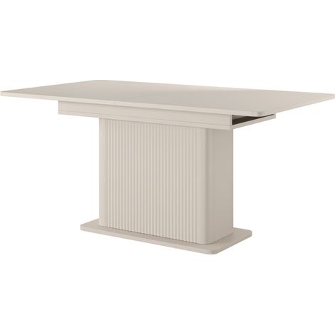 Tavolo allungabile, Beige, 160-200 x 90 x 75,4 cm (1/5)