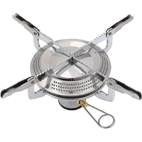 Compatible avec les réchauds à gaz de camping, les réchauds à gaz de randonnée et les réchauds à gaz pliables ultra-légers et portables en alliage de titane (1/5)