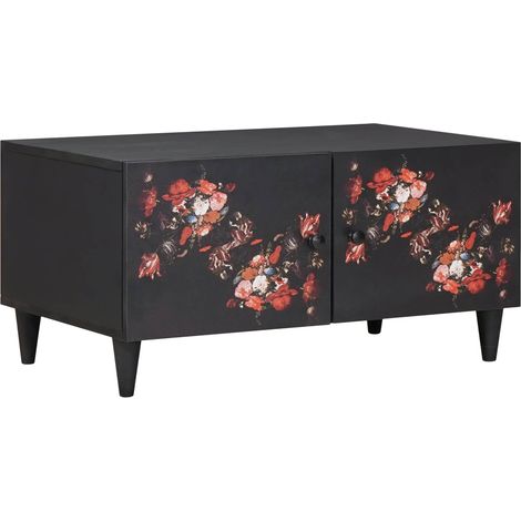 Coffee Table Multicolour 80 x 50 x 40 cm Solid Mango Wood vidaXL