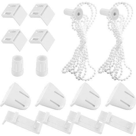 Sets Rollo-Befestigungsset, Rollo-Beschläge, 17 mm Ersatzteile Kettenkupplung Rollo-Zubehör (1/5)