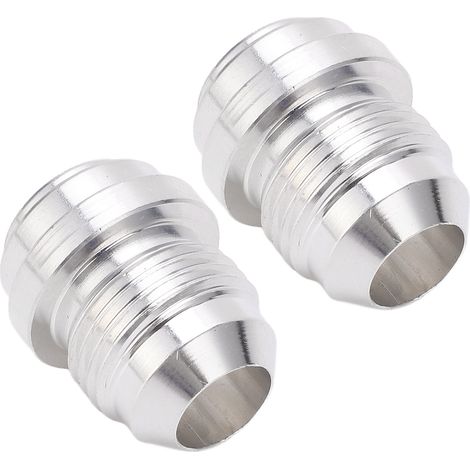Lot de 2 raccords mâles AN8 en aluminium 6061-T6, filetage 8AN à souder, pour système de carburant (1/5)