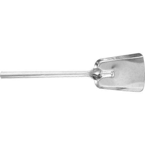 Cendre de cheminée robuste avec long manche pour jardinage, en fer argenté 70- (1/5)