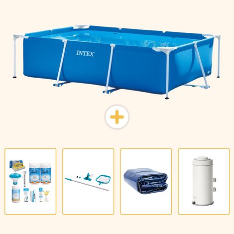 Intex Piscine Tubulaire Rectangulaire - 300x200x75 cm - 5-pièces S93 (1/5)