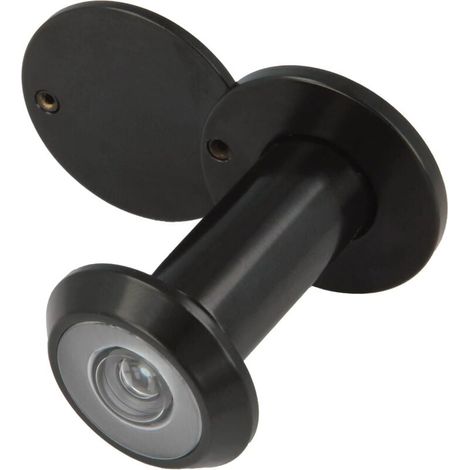 Super-angle lens for door spy Easy installation Door thickness: 35–60 mm Diameter: 16 mm Surface: matte black MUMU
