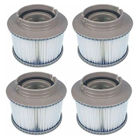 Lot de 4 filtres de Rechange pour MSPA FD2089, Pompe à Cartouche filtrante adaptée pour MSPA Tous Les spas actuels (1/5)