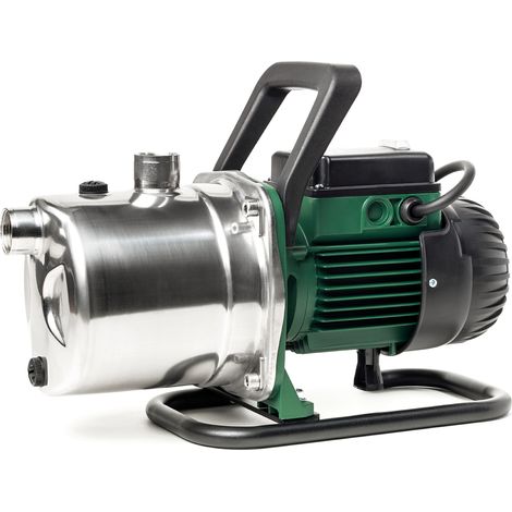 DAB GardenInox 102 M Gartenpumpe - 3.600L/Std. - 1130W - Förderhöhe 54m - Rostfreier Stahl - Inkl. Tragegriff - Bewässerungspumpe