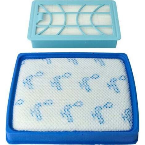 Filterset kompatibel mit Philips PowerPro Expert Modellen FC9728/01, FC9728/81, FC9729/09, FC9730, FC9731 und FC9732 – 2 Ersatzfilter (1/3)