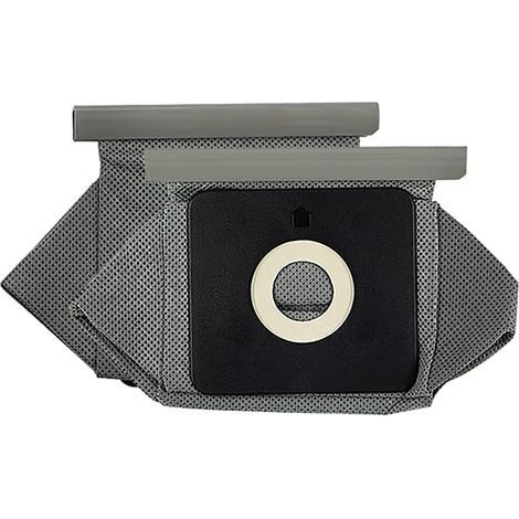 Lot de 2 sacs d'aspirateur, filtre anti-allergène, puissance d'aspiration élevée et durable, filtre d'échappement de purification d'air, durée de vie 50 % plus longue, convient pour Haier ZW1200-201 Z (1/5)