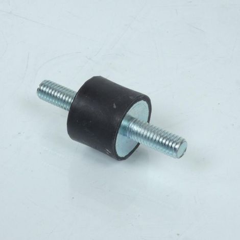Silentbloc de pot d'échappement mâle mâle M8 Ø25x20mm pour moto (1/3)