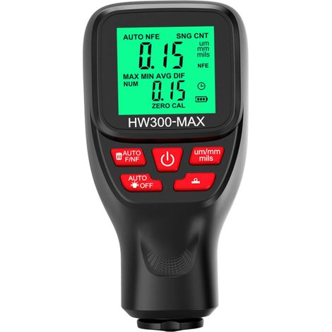 Jauge Numérique Épaisseur de Revêtement pour Voiture Mesure Précise et Portable avec Écran LCD Rétroéclairé Outil pour Contrôle Rapide et Fiable (1/5)