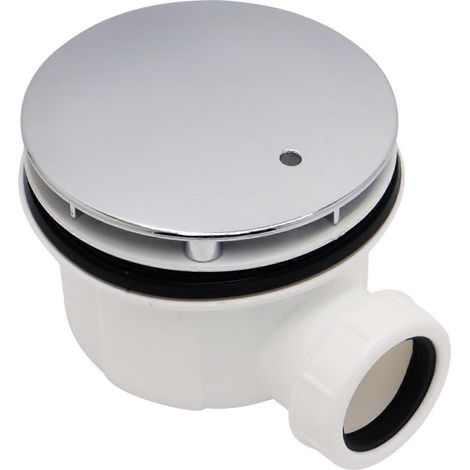 Bonde de douche en laiton brossé de 90 mm avec finition durable pour salle de bain moderne (1/4)