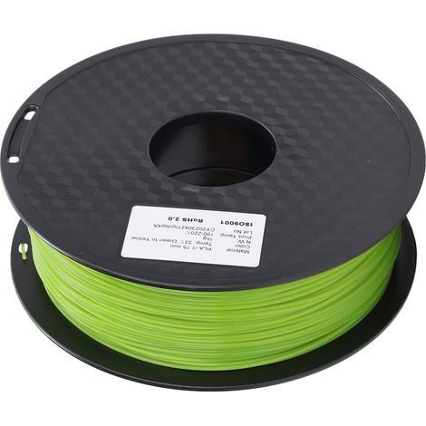 Filament imprimante 3D vert à jaune thermochromique, excellente adhérence des couches, bobine 1kg, matériau PLA réactif à la chaleur, changement de couleur, qualité professionnelle pour impression 3D  (1/5)