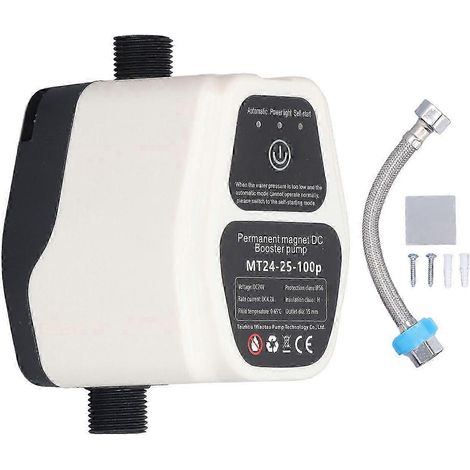 Pompe de surpression automatique, 24 V 100 W, détection intelligente, fonctionnement silencieux, capacité 25 L, 100-240 V (1/4)