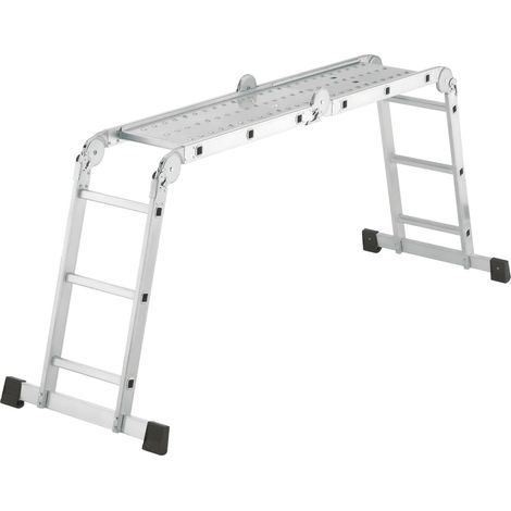 Hailo M60 Scala Polivalente in Alluminio 4,35 m Argento