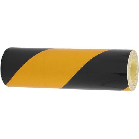 15 cm x 5 m einseitig klebendes reflektierendes Sicherheitswarnband (1/3)