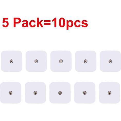 Filiyano-Électrodes de rechange 4x4cm réutilisables, patchs thérapeutiques auto-adhésifs pour massage par stimulation électrique05808