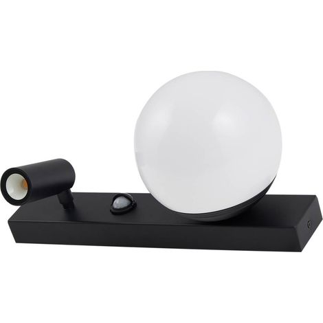 Lindby LED 'Larcie' in Nero da Alluminio