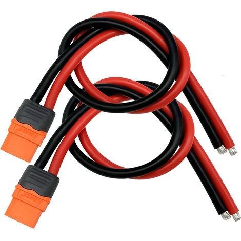 Câble femelle Pigtail connecteur de batterie avec câble 12AWG 30 cm pour batterie RC Lipo Racing Aircraft Drone (1/5)