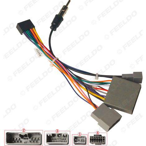 Adapté aux anciens modèles Honda CR-V, Civic et autres véhicules, ce câble d'alimentation est spécialement conçu pour les améliorations audio/vidéo embarquées.