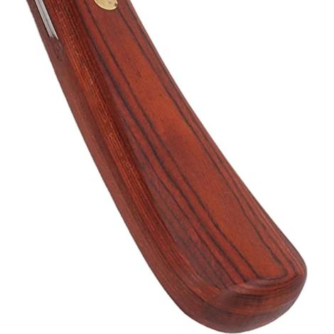 Couteau à Sabot, Couteau de Maréchal-ferrant, Couteau à Boucle de Maréchal-ferrant, Coupe-Sabot Cisailles Lame en Acier Inoxydable Caoutchouc Manche en Bois Coupe-Sabot Polyvalent (1/3)