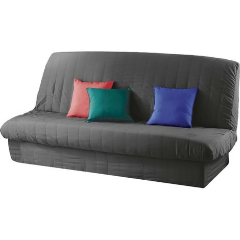 Paris Prix – Housse de canapé clic-clac 120x140cm – 100% polyester – Housse matelassée – Entretien facile à 30° (1/3)