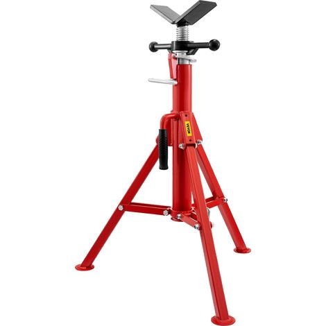 Support de tuyau, tête en V, pieds pliables, 1,13 tonne Max. (1/5)