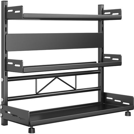 Estantería de cocina de varios niveles, no requiere taladrar, organizador estable. (1/5)
