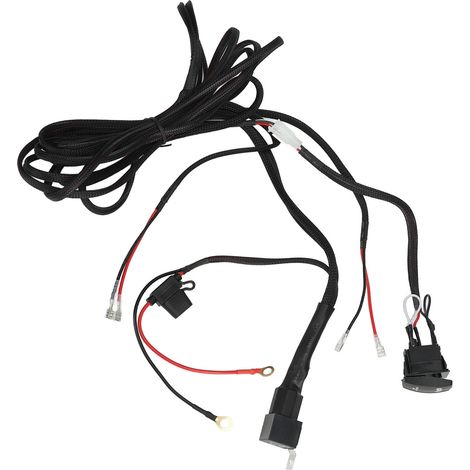 de câblage barre lumineuse LED, interrupteur bascule marche/arrêt broches, câble étanche et robuste (1/5)