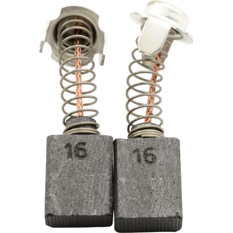 Balai charbon pour meuleuse Hitachi G 23SS – Lot de 2 balais – Dimensions 7x13x17mm – Remplacement pièces d'origine