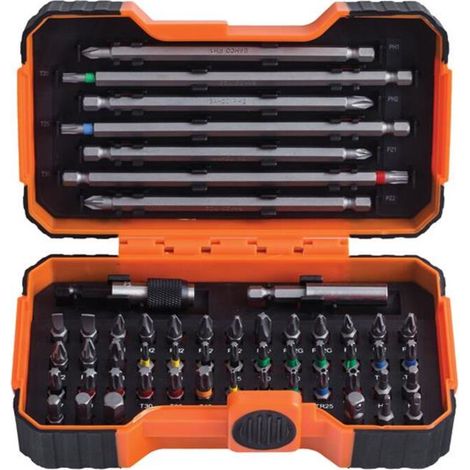 Bahco XMS21SBIT54 59/S54BC Colour Coded Bit Set, 54pc