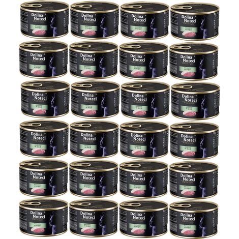 DOLINA NOTECI Premium Riche en Oie - nourriture humide pour chats - 24x185g