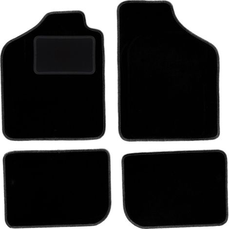 Tappetini in velluto nero per: Fiat Uno hatchback (1983-2001) (1/5)