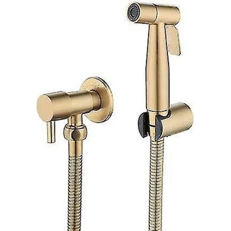 Bidet-Duschset aus Edelstahl für Toiletten, manueller Bidet-Sprühkopf für WC (1/5)