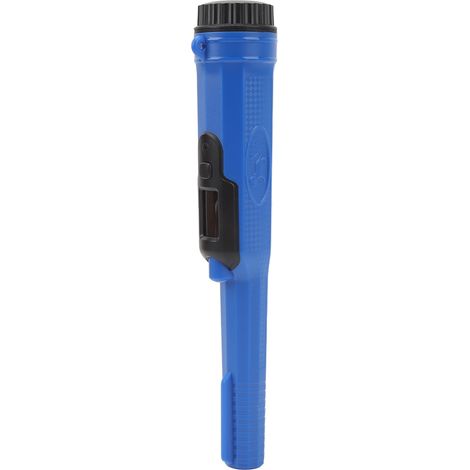 Détecteur de métaux pour expéditions de chasse au trésor en extérieur, barre de détection étanche haute sensibilité avec pointeur de positionnement bleu et noir (1/5)