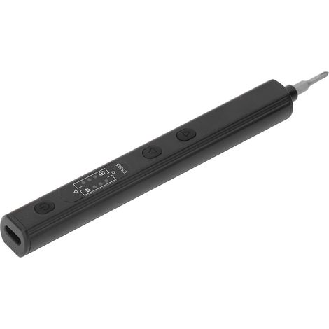Mini tournevis électrique et 30 embouts hexagonaux de 4 mm, 200 tr/min, rechargeable, avec mode automatique fixe. (1/5)