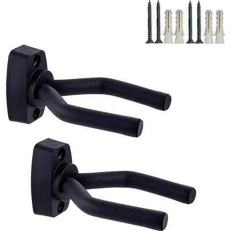 Lot de 2 crochets pour guitare, support mural pour guitare, taille S (1/5)