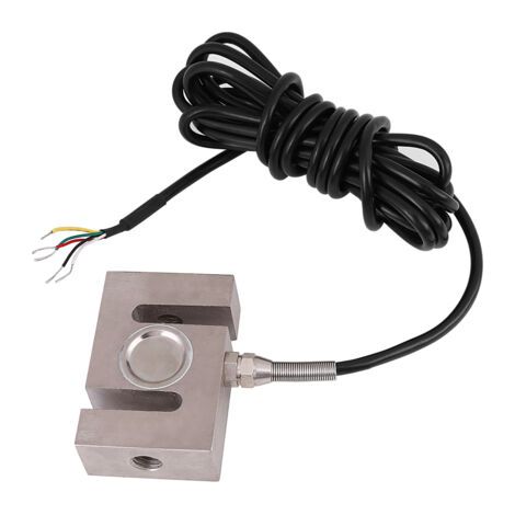 Capteur de pesage à cellule de charge de type S, capacité de 500 kg, avec câble. (1/5)