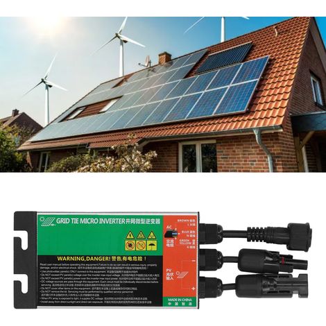 Onduleur micro-réseau solaire AC230V (MPPT), onduleur connecté au réseau, onduleur à onde sinusoïdale pure de 120 W. (1/5)