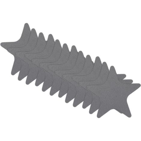 Adesivi antiscivolo per doccia, 12/24 pezzi, - Grigio 12 pezzi