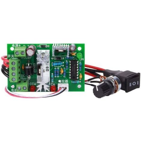 Contrôleur de vitesse de moteur PWM, plage de contrôle précise 5% -95% module de commutation, pour machines électriques machines-outils CNC