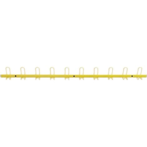 Porte-manteaux "collège" 10 patères coloris jaune (1/2)