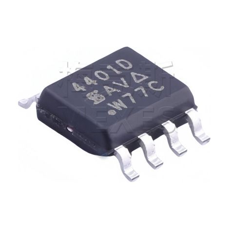 Vishay SI4401DDY-T1-GE3, 4401D P-channel MOSFET screen-printed chip, electronic component, 5 units, packed in 5 packs.