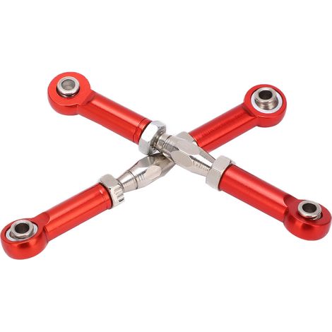 Bras de barre stabilisatrice avant de 6,9 cm (2,7 pouces) en alliage d'aluminium robuste, accessoires pour voiture radiocommandée 1/7 (rouge) (1/5)