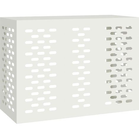 Housse de climatiseur Blanc 110 x 50 x 80 cm Acier CFW70353 (1/5)
