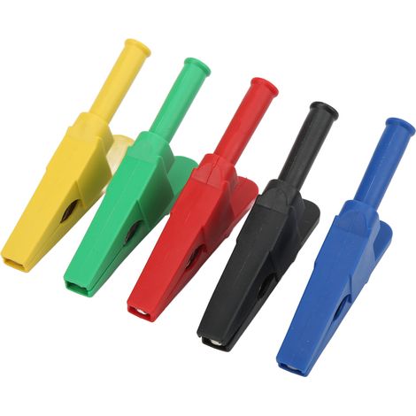 Packung mit 10 elektrischen Prüfklemmen, 20 mm Öffnung, optimale Wärmeleitfähigkeit, zuverlässige Sicherheit, Messklemmen für elektronische Prüfungen (1/5)